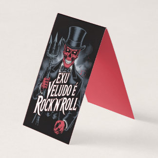 Exu Veludo é Rock'N'Roll #1 Visitkort