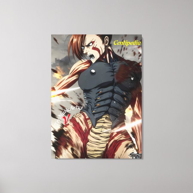 Exuberant Creepy, Crawly Wall Canvas (Framsida)