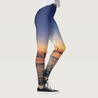 Exuberant Spirit in the Philippines - Leyte Sunset Leggings