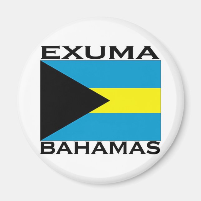 Exuma, Bahamas Magnet (Framsidan)