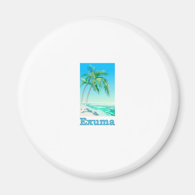 Exuma, Bahamas Magnet (Framsidan)