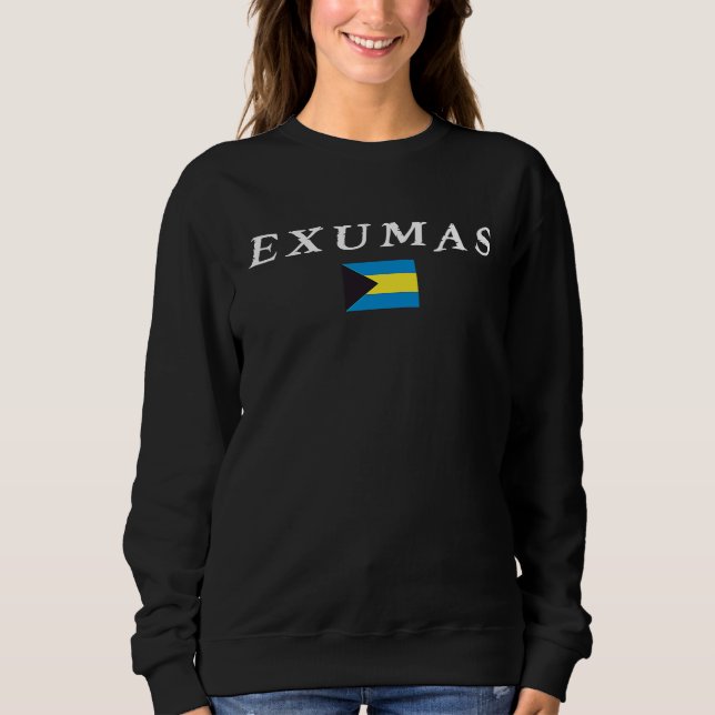 Exumas, National Flag of the Bahamas 1 T Shirt (Framsida)