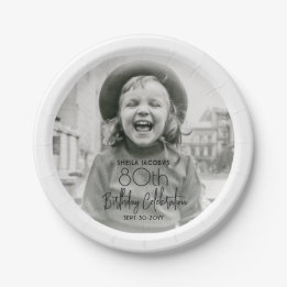 EY Birthday Chic Snyggt Typography Photo Party