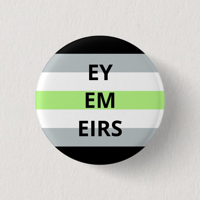 Ey-/Em/EirspronomenAgender emblem Knapp (Framsida)