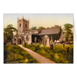 Eyam Church Derbyshire England OBS Kort
