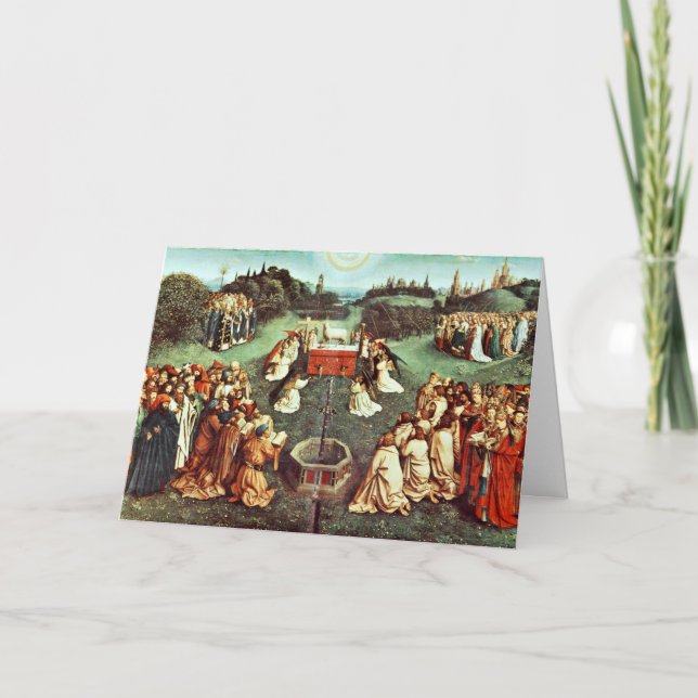 Eyck Huberts anpassning av den mystiska lammen Kort (Framsida)