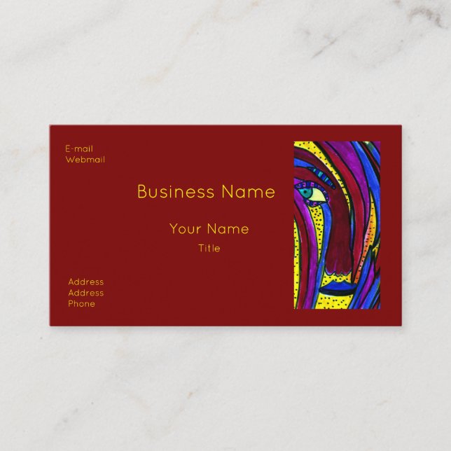 Eye Catching Business Cards Visitkort (Framsida)