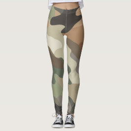 Eye Catching Camouflage Print Stylish Leggings