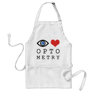 Eye Love Heart Optometri - Optiker Ögon Diagram Förkläde