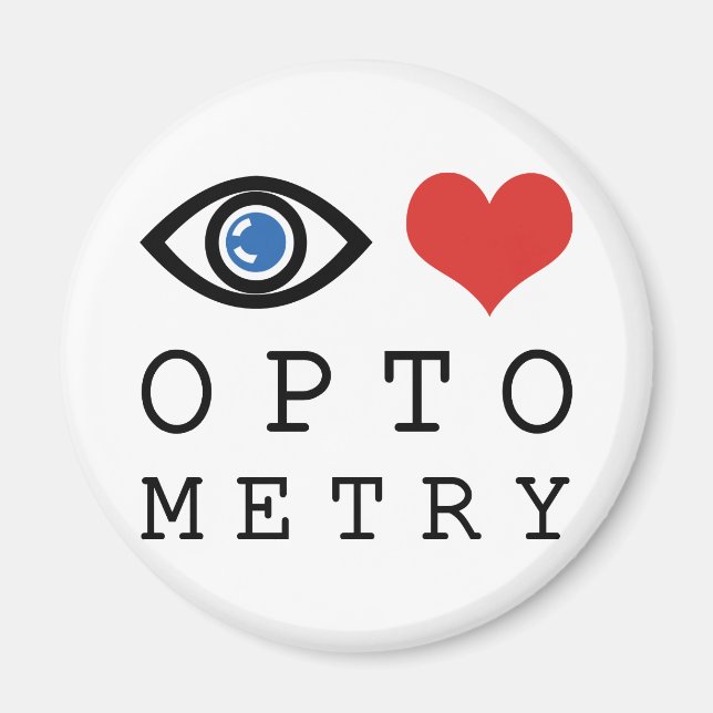 Eye Love Optometri Magnet (Framsidan)