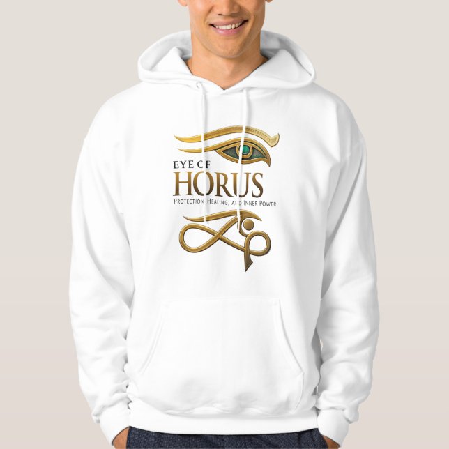Eye of Horus Hoodie – Ancient Egyptian Symbol (Framsida)
