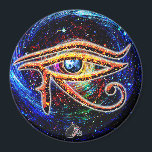 Eye Of Horus Magnet<br><div class="desc">Horus is a powerful deity of the ancient Egyptian pantheon dating from the Old Kingdom to the Roman period (2686 BC to 641 AD). Horus has the body of a man and the head of a falcon. His left eye is frequently represented by the moon. The Wadjet (meaning “Whole One”)...</div>