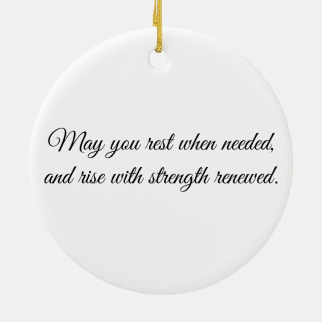 Eye of the Bear – Gaze Collection Julgransprydnad Keramik (Baksidan)