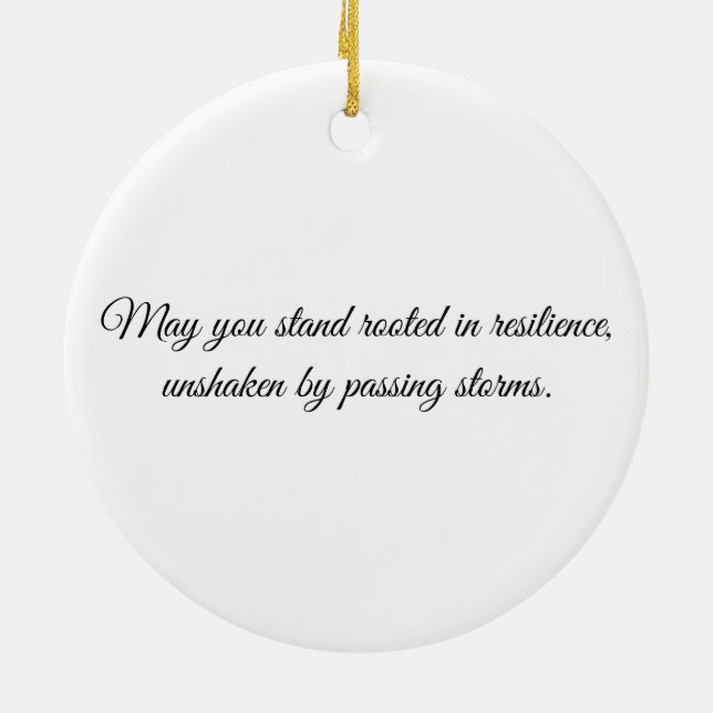 Eye of the Bison – Gaze Collection Ceramic Ornamen Julgransprydnad Keramik (Baksidan)