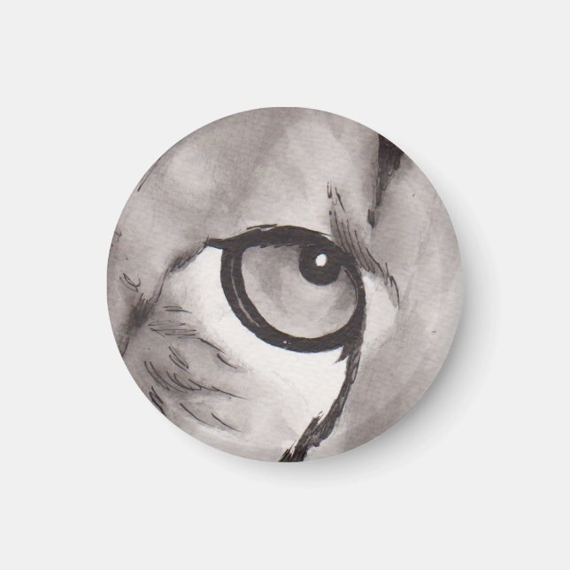 Eye of the Cheetah – Gaze Collection  Magnet (Framsidan)