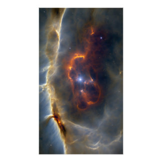 Eye of the Cosmic Nebula Fototryck