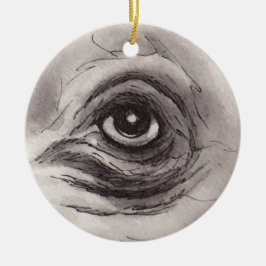 Eye of the Hippo – Gaze Collection Julgransprydnad Keramik