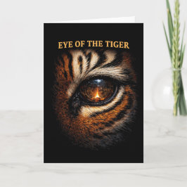 Eye of the Tiger Helgkort