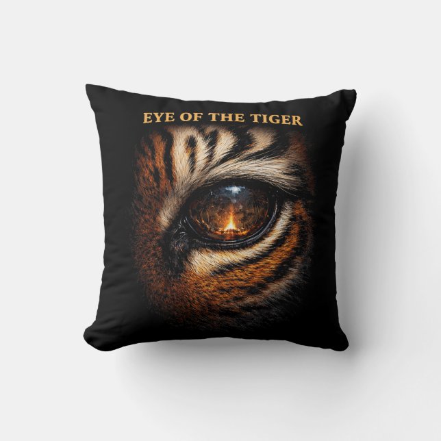 Eye of the Tiger Kudde (Framsida)