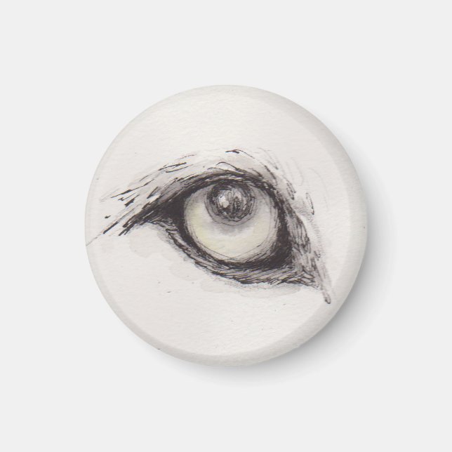 Eye of the Wolf – Gaze Collection Magnet (Framsidan)