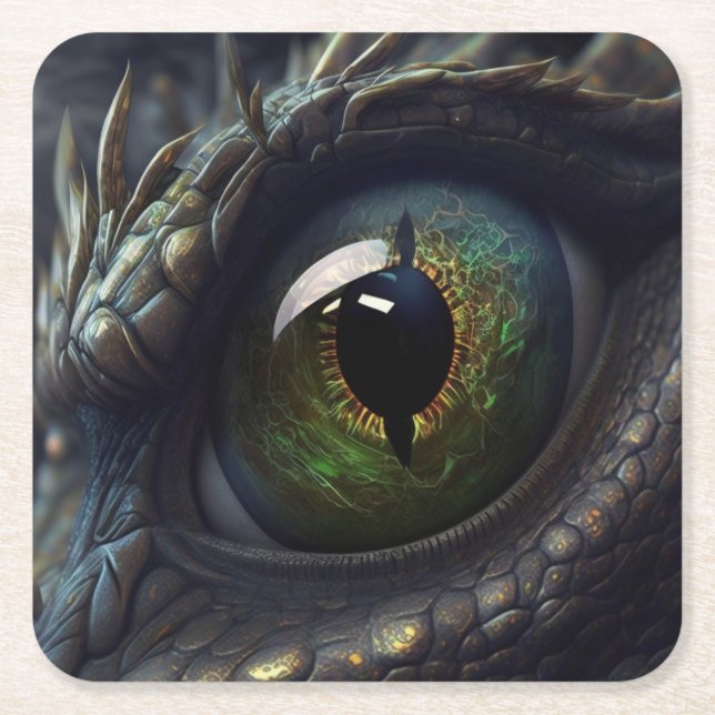 Eye Underlägg Papper Kvadrat (Framsidan)