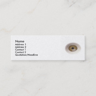 Eyeball Affärskort Mini Visitkort