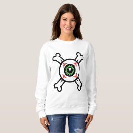 Eyeball and Crossbone (lätta bakgrunder) Sweatsh T Shirt