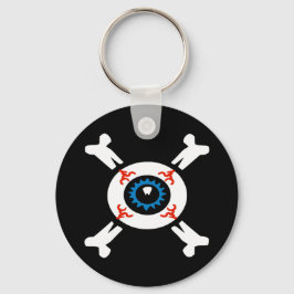 Eyeball and Crossbone Nyckelring