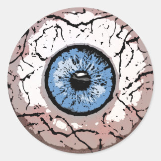 Eyeball (anpassade) - Sticker Runt Klistermärke