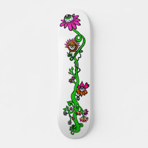 Eyeball Blommigt Anpassningsbar Skateboard Bräda 20,5 Cm