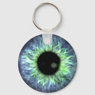 Eyeball Blue Grönt Gift-Söt Nyckelring