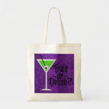Eyeball Martini Halloween Trick eller Drink Glitte