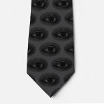 Eyeball Mönster | Neck Tie | Träkol och svart Slips<br><div class="desc">Träkol och svart ögonboll mönster slips. Den avslutande beröringen till din herre av Manor,  Dracula vampyr,  Jeckyll & Hyde-ångpunk Halloween-kostume/cosplay. Förbluffande morbid.</div>