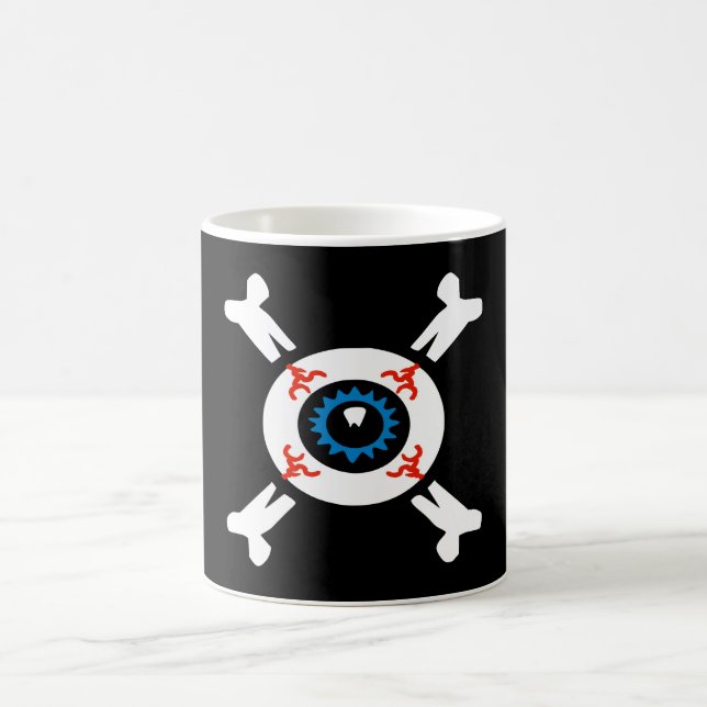 Eyeball och Crossbone Kaffemugg (Center)