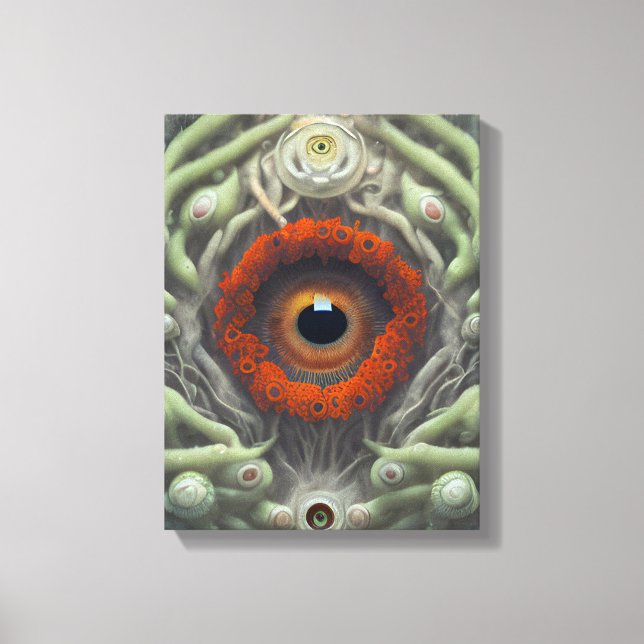 Eyeball Plant Canvastryck (Framsida)