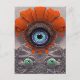 Eyeball Plant Vykort