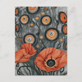 Eyeball Plant Vykort