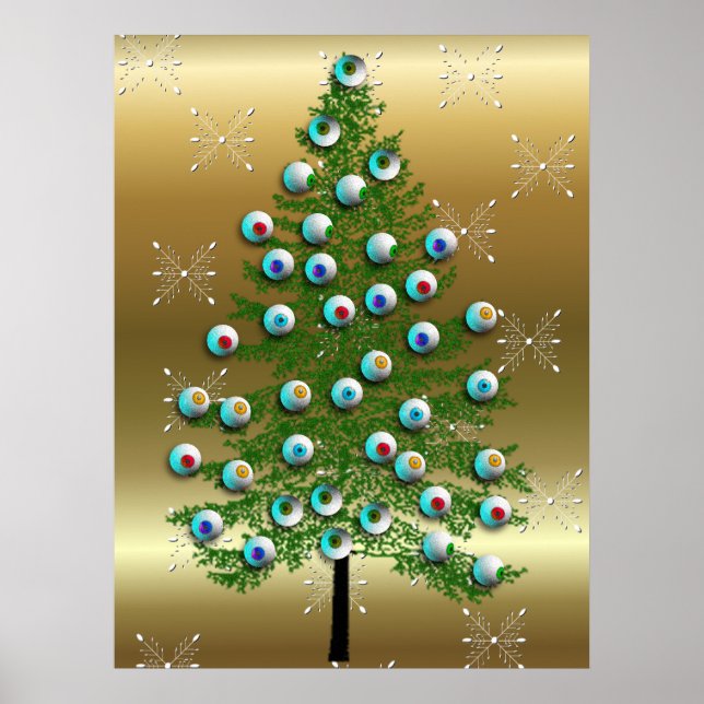 Eyeball Träd Poster (Framsidan)