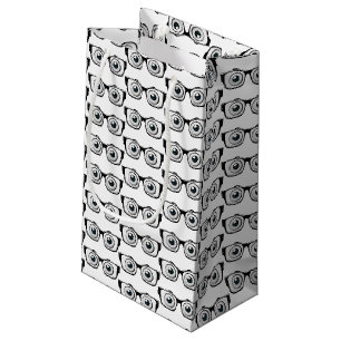 Eyebollar med svart ram-glas
