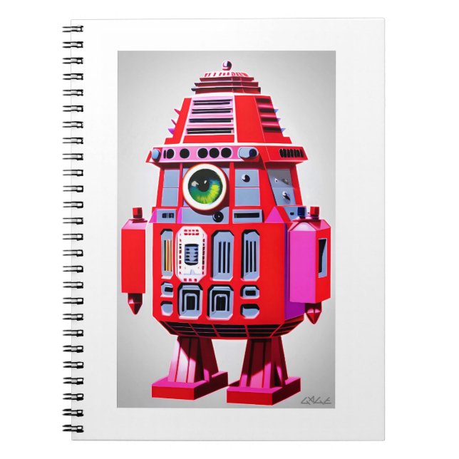 Eyebotics Ken Gage Science Fiction Anteckningsbok (Framsidan)