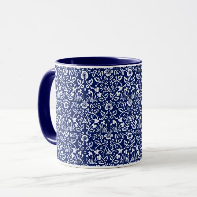 Eyebright Mönster, William Morris Coffee Mugg (Framsida vänster)