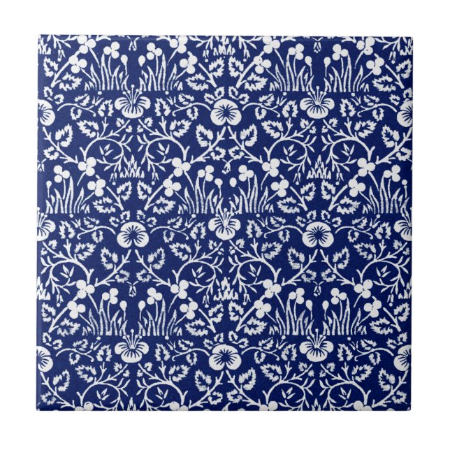 Eyebright Mönster, William Morris Kakelplatta (Framsidan)