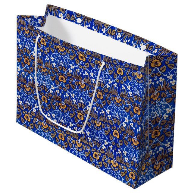 Eyebright Mönster, William Morris Large Gift Bag (Framsidan Vinklad)