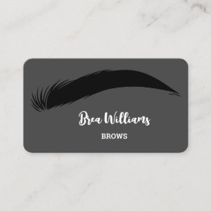 Eyebrow Brows Microblading Affärskort Visitkort