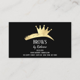 Eyebrow Micorblading Aftercare Guld Krona Visitkort