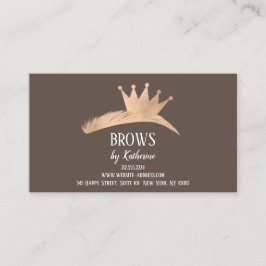 Eyebrow Micorblading Aftercare Krona Ro Visitkort