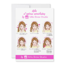 Eyebrow Microblading Aftercare Instruction Pinky