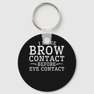 Eyebrow Microblading make Brow Contact Nyckelring