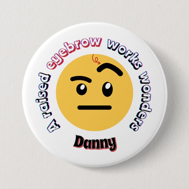 Eyebrow Sass: A Raised Eyebrow Works Wonders Knapp (Framsida)