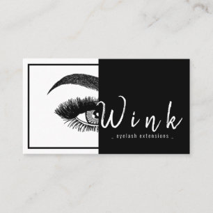 Eyebrows & Eyelash Studio Salon Visitkort
